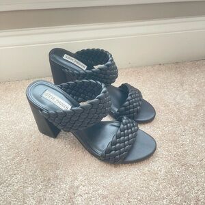 Black Steve Madden Mules